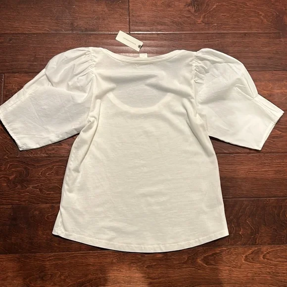 NWT Anthropologie Maeve White Top - Picture 6 of 8